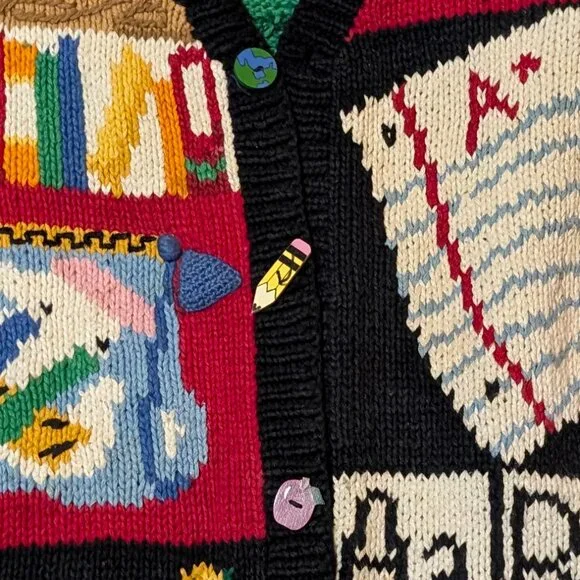 Vintage 1994 Collectable Eagles Eye Teacher Sweater - Picture 2 of 4